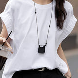 Loose Relaxed Cap Sleeve
