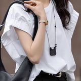 Loose Relaxed Cap Sleeve