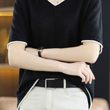 Loose Versatile Knit Short Sleeve