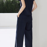 Color Block Spliced T-Shirt and Pants Set