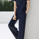 Color Block Spliced T-Shirt and Pants Set