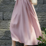 Elegant Slim A-line Umbrella Skirt