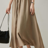 Elegant Slim A-line Umbrella Skirt