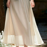 Elegant Slim A-line Umbrella Skirt