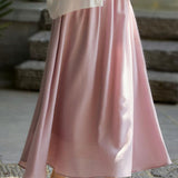 Elegant Slim A-line Umbrella Skirt