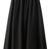 Elegant Slim A-line Umbrella Skirt