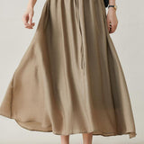 Elegant Slim A-line Umbrella Skirt