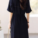 Loose Design Shirt Dress
