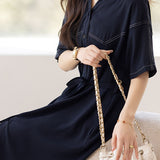 Loose Design Shirt Dress