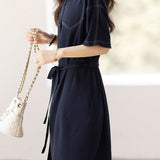 Loose Design Shirt Dress