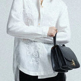 Heavy 3D Embroidered Shirt