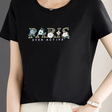 Printed Round Neck T-Shirt