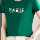 Printed Round Neck T-Shirt