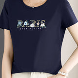 Printed Round Neck T-Shirt