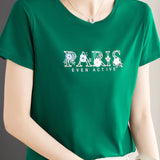 Printed Round Neck T-Shirt