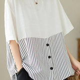 Artistic Patchwork Short Sleeve T-Shirt