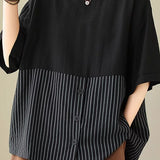 Artistic Patchwork Short Sleeve T-Shirt