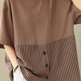 Artistic Patchwork Short Sleeve T-Shirt