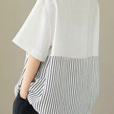Artistic Patchwork Short Sleeve T-Shirt