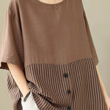 Artistic Patchwork Short Sleeve T-Shirt