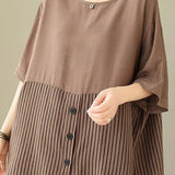 Artistic Patchwork Short Sleeve T-Shirt
