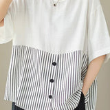 Artistic Patchwork Short Sleeve T-Shirt