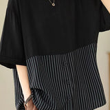 Artistic Patchwork Short Sleeve T-Shirt