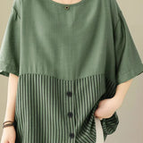 Artistic Patchwork Short Sleeve T-Shirt