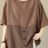 Artistic Patchwork Short Sleeve T-Shirt