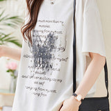 Beaded Print Short Sleeve T-Shirt