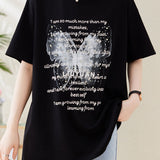 Beaded Print Short Sleeve T-Shirt