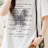 Beaded Print Short Sleeve T-Shirt