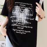 Beaded Print Short Sleeve T-Shirt