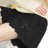 Embroidered Lace Underwear Shorts