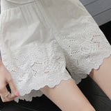Embroidered Lace Underwear Shorts