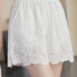 Embroidered Lace Underwear Shorts