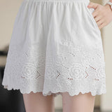 Embroidered Lace Underwear Shorts