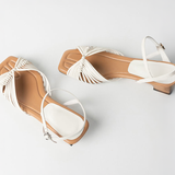 French Woven Hollow Resort Sandals