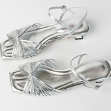 French Woven Hollow Resort Sandals
