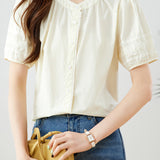 Minimalist Solid Color Shirt