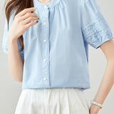 Minimalist Solid Color Shirt