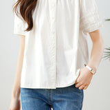 Minimalist Solid Color Shirt