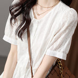 Chic Commuter Elegant Doll Top