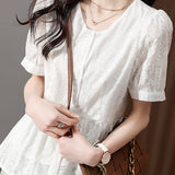 Chic Commuter Elegant Doll Top