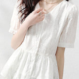 Chic Commuter Elegant Doll Top
