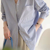 Casual stylish striped shirt