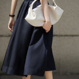 Round neck short sleeve button-up dress