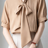Elegant business bow tie shirt