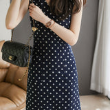 Polka dot tank dress