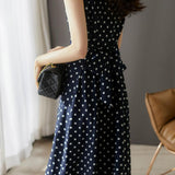 Polka dot tank dress